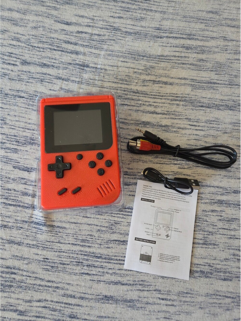 Game Box Plus Handheld Retro Gaming Console - Red